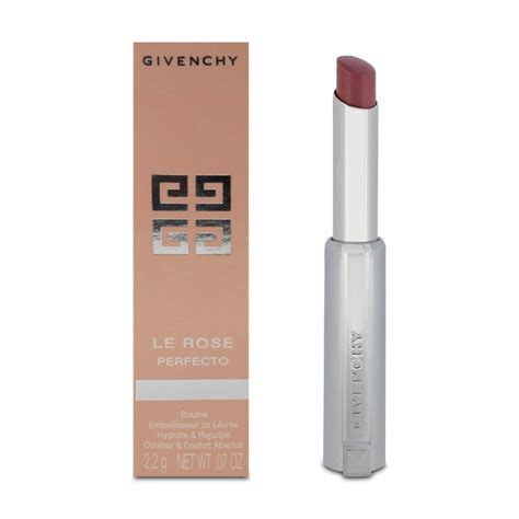 givenchy le rose perfecto color lip balm 201 timeless pink|Givenchy rose cologne.